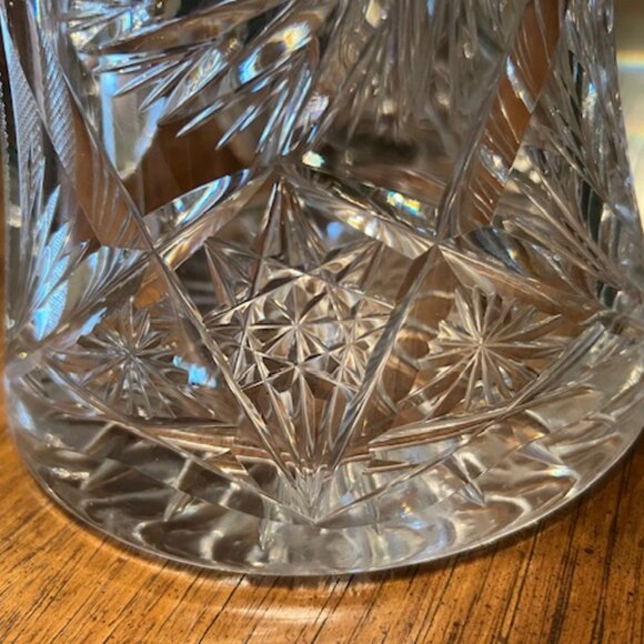 19th Century American Brilliant Period Crystal Pitcher - Picture 5 of 9